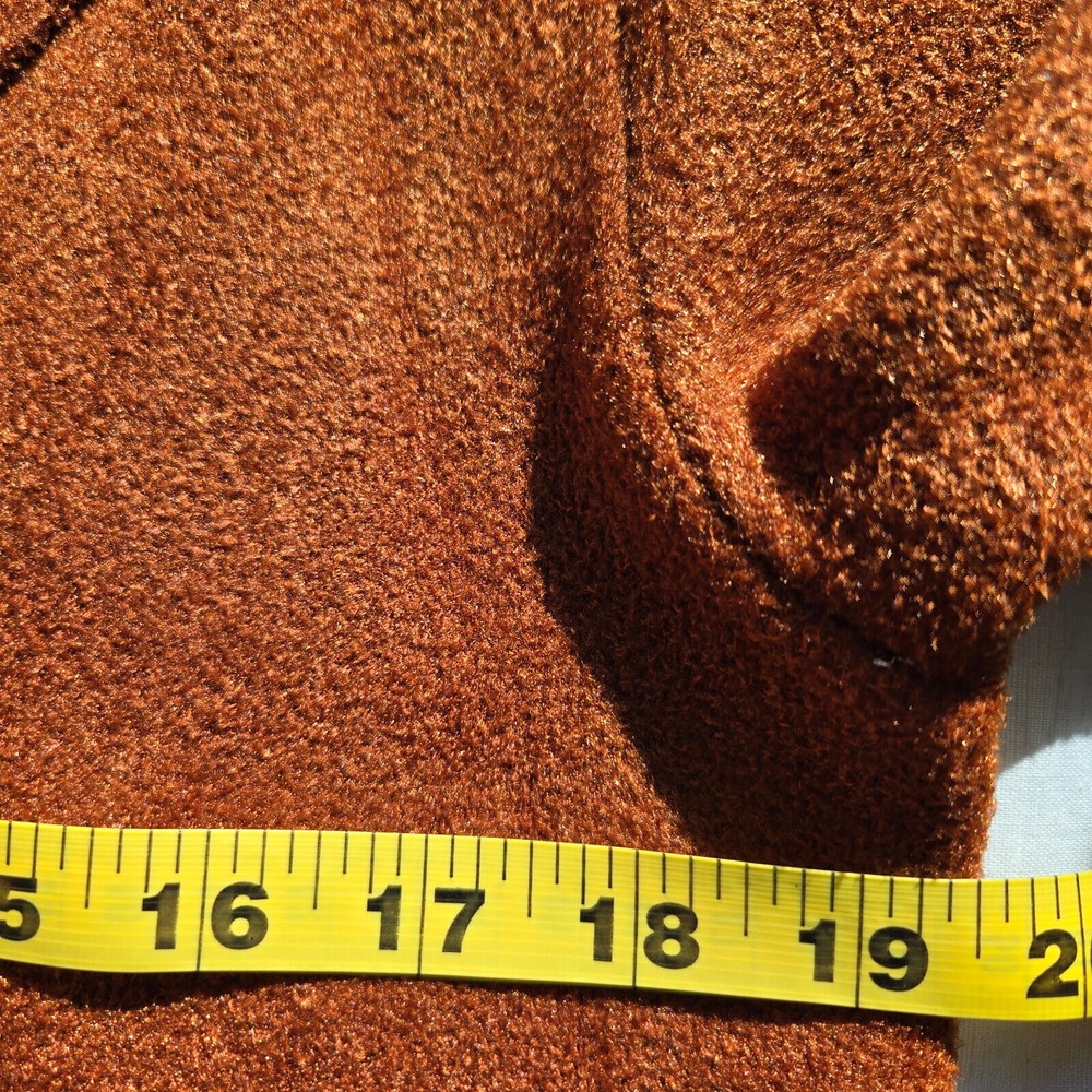 Magaschoni Size Small Soft Double Breasted Jacket‎ Rust Color Casual Elegant NEW - Picture 4 of 7